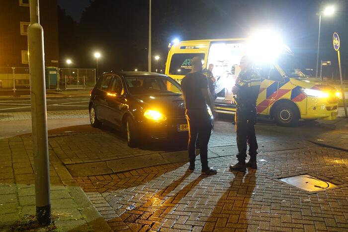 Spookfietser gewond bij aanrijding