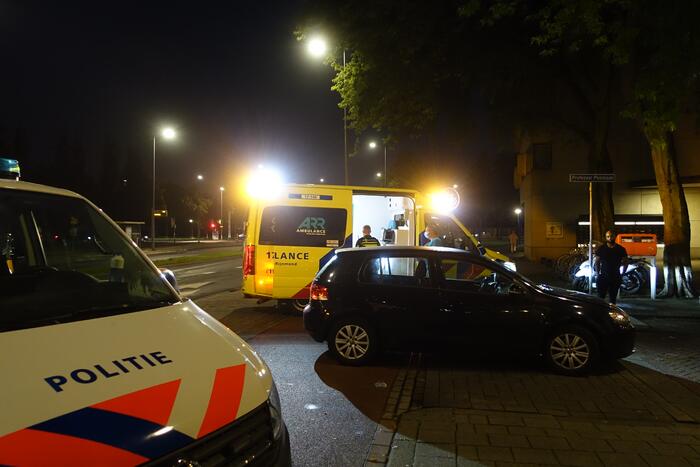 Spookfietser gewond bij aanrijding