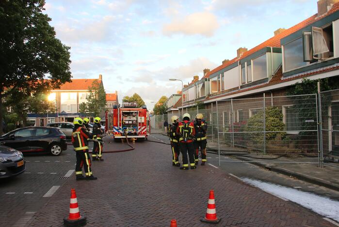 Schade aan leegstaande woning door brand