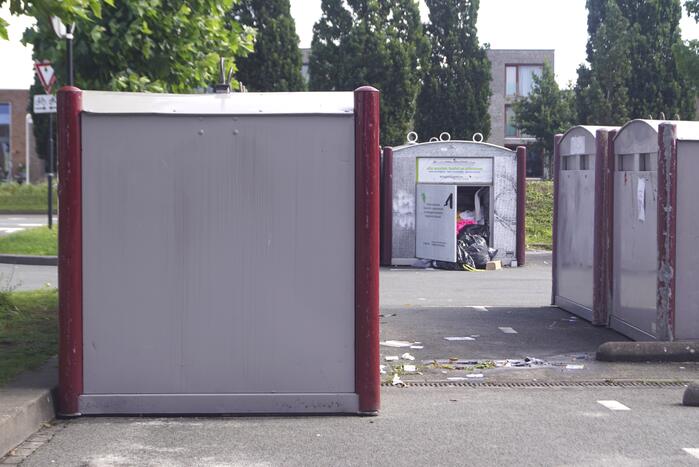 Overlastgevende containers in centrum van Vathorst worden verwijderd