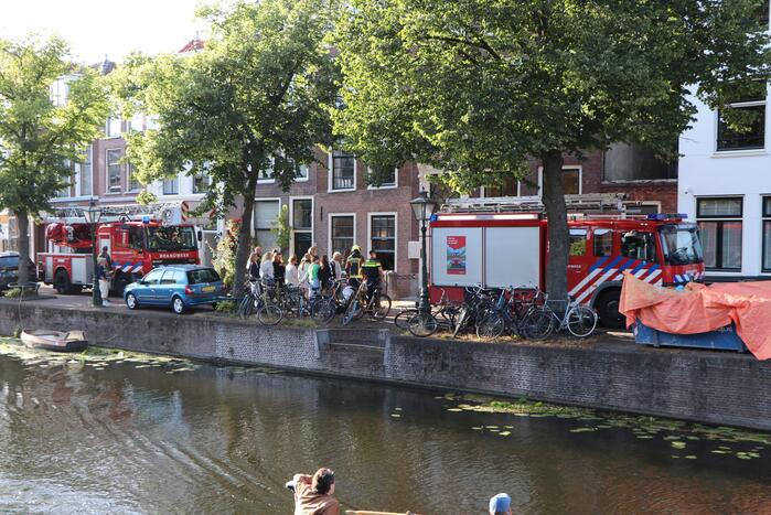 Brandende sigarettenpeuken in rooster zorgen voor brand