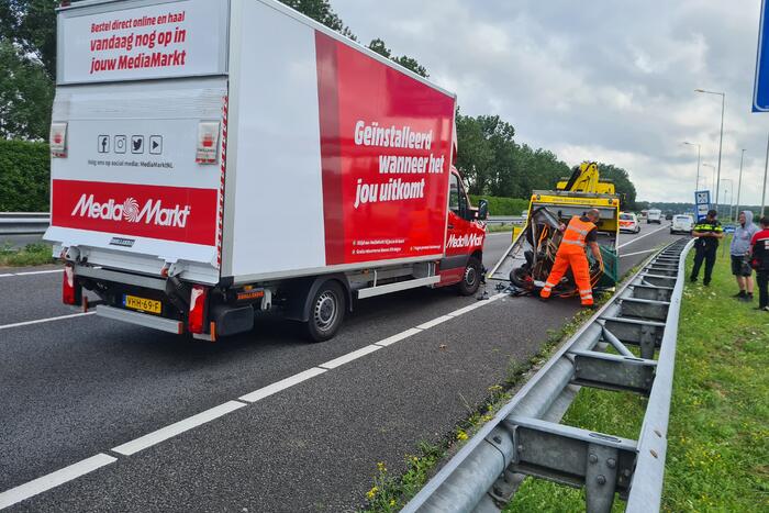 Meerdere voertuigen betrokken bij botsing