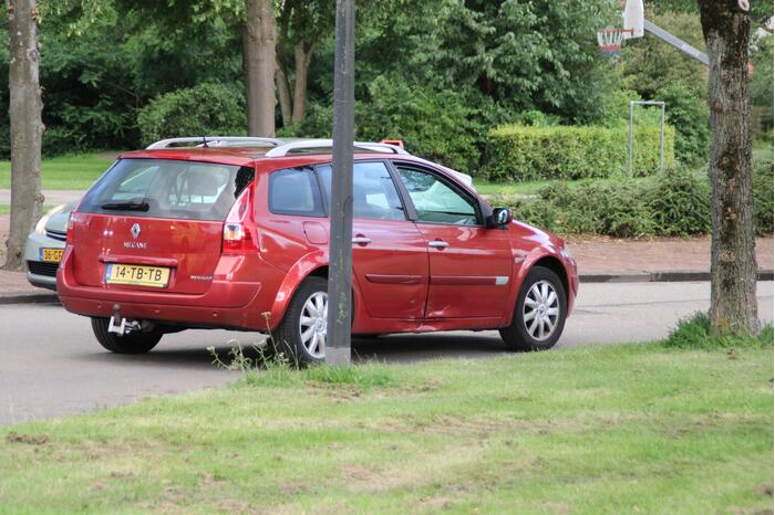 Schade bij ongeval op kruising