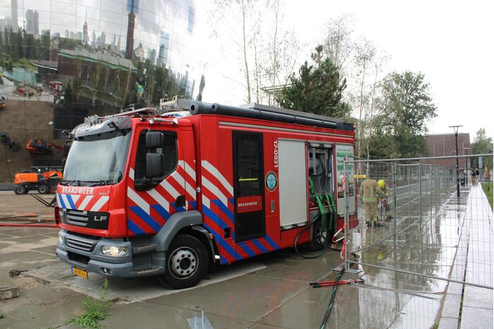 Brand in parkeergarage Museumpark