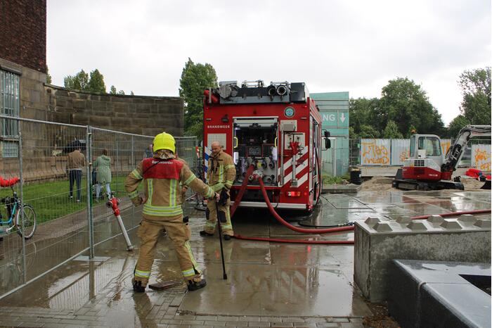Brand in parkeergarage Museumpark