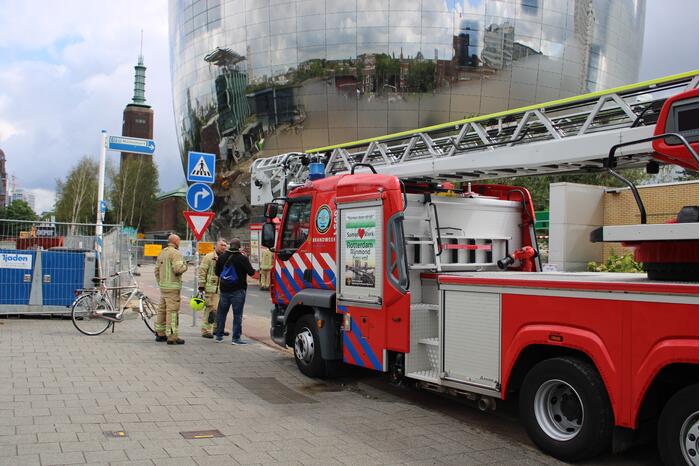 Brand in parkeergarage Museumpark