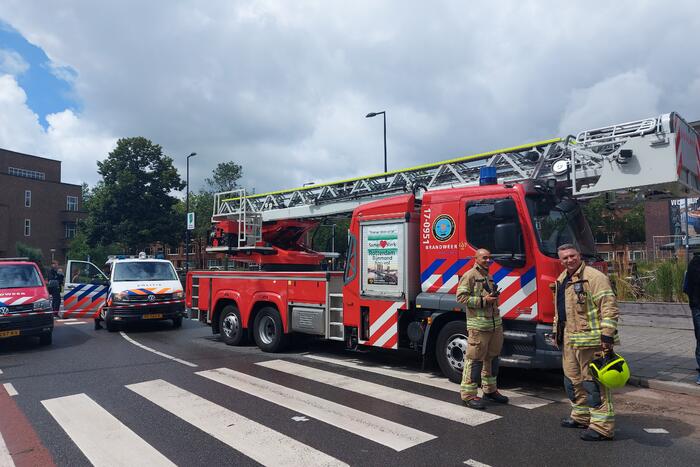 Brand in parkeergarage Museumpark