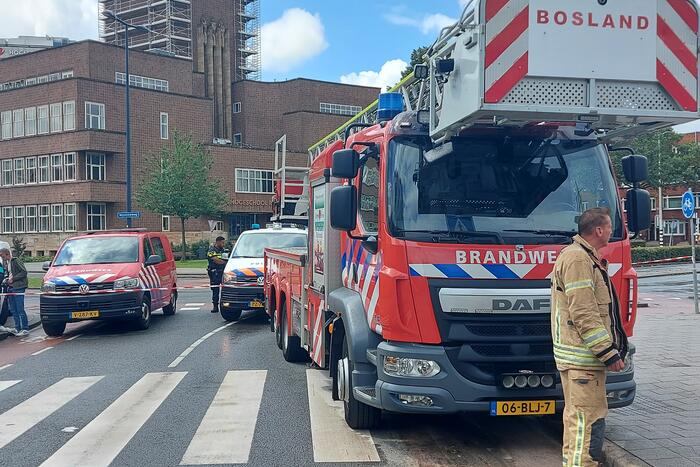 Brand in parkeergarage Museumpark
