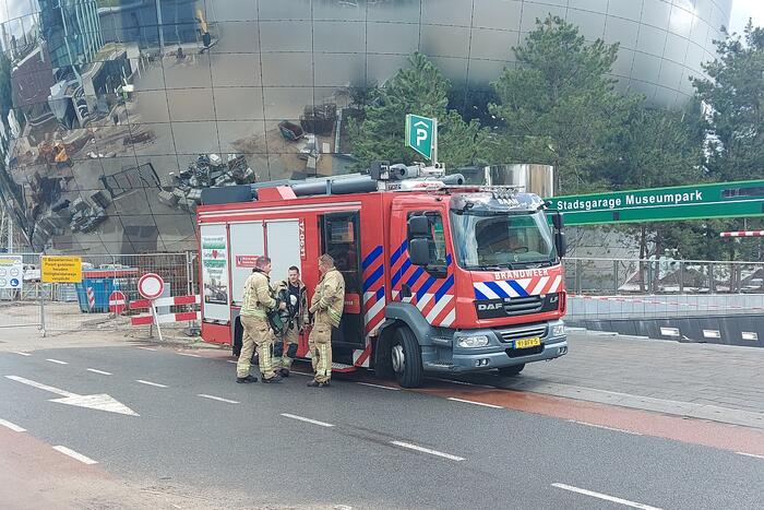 Brand in parkeergarage Museumpark
