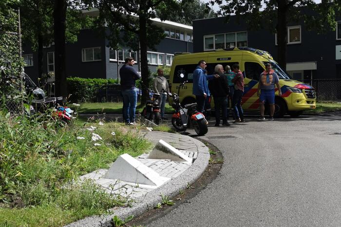 Ongeluk met elektrische scooter