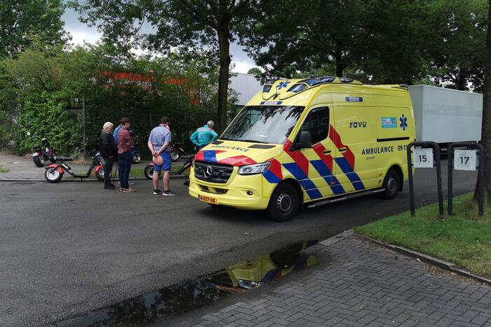 Ongeluk met elektrische scooter