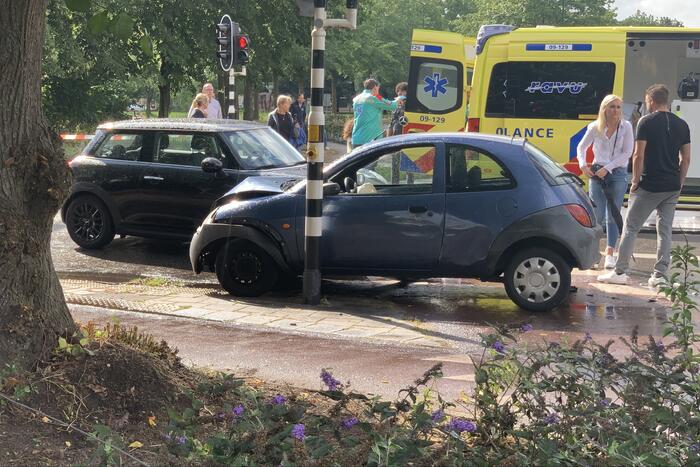Persoon aangehouden bij verkeersongeval