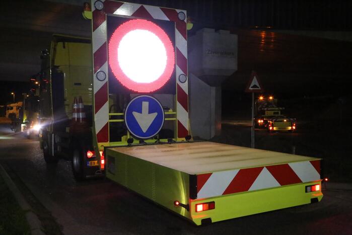 Auto belandt in de sloot