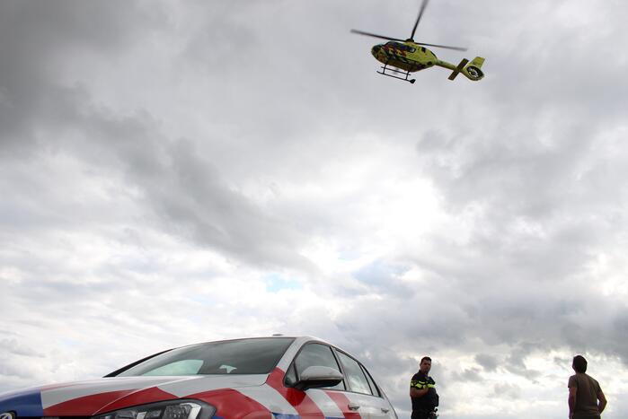 Traumahelikopter ingezet voor incident