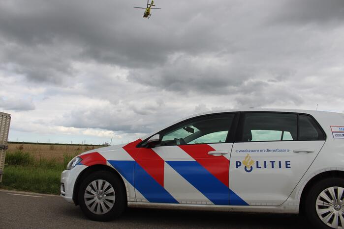 Traumahelikopter ingezet voor incident
