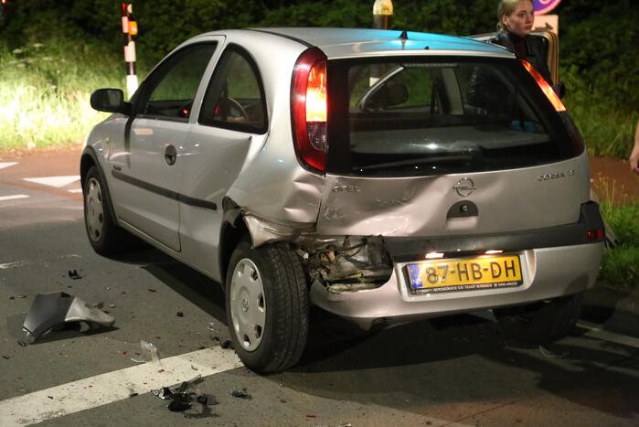 Bestuurder aangehouden na kop- staart botsing