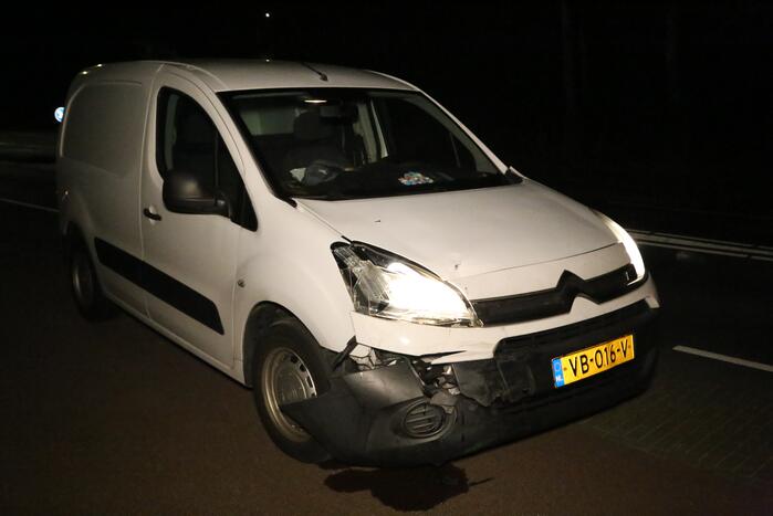 Bestuurder aangehouden na kop- staart botsing