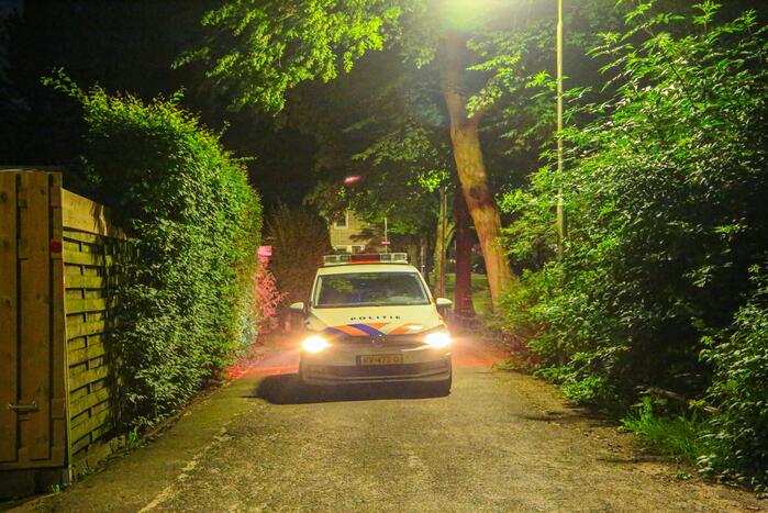 Politiehelikopter zoekt boven de Koppel naar mogelijke verdachte