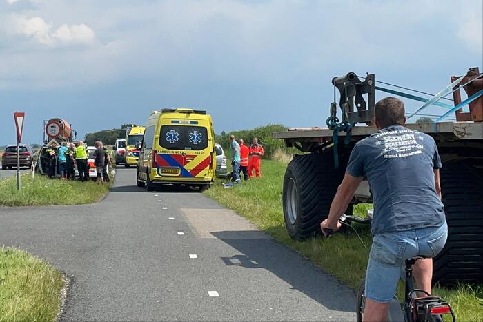 Ernstige gewonde bij ongeval op fietspad