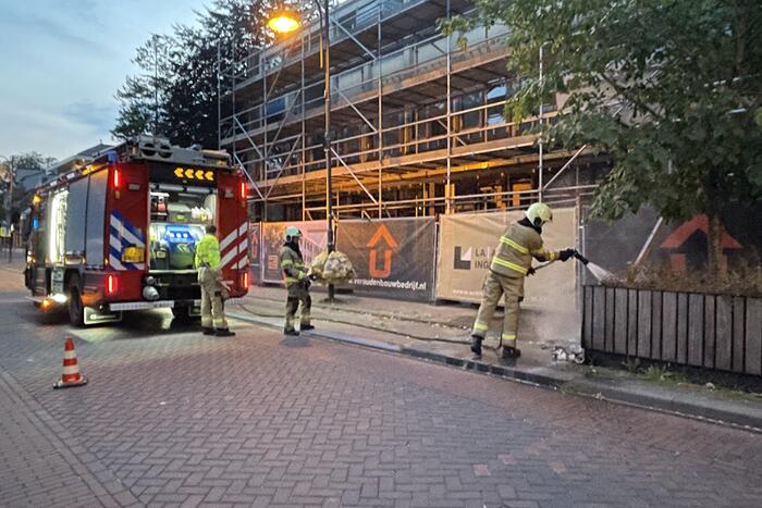 Rommel in brand gevlogen