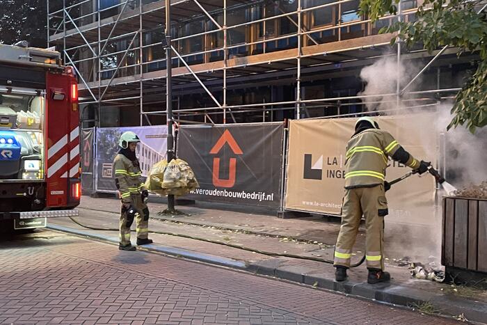 Rommel in brand gevlogen