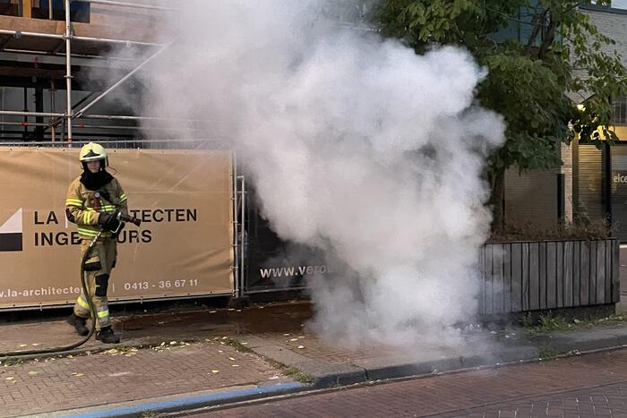 Rommel in brand gevlogen