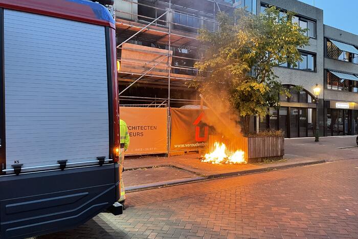 Rommel in brand gevlogen