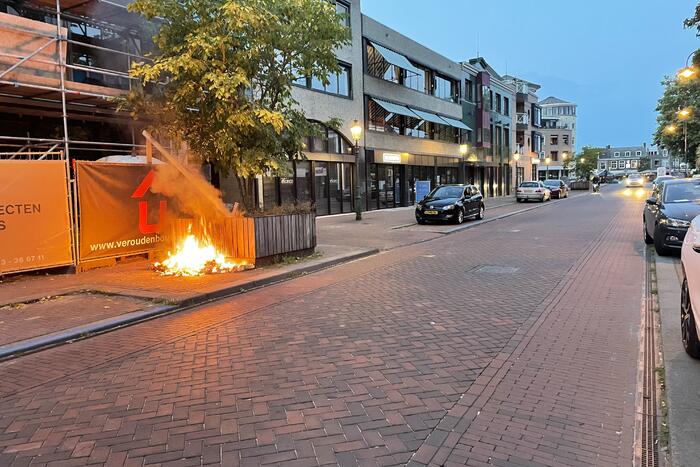 Rommel in brand gevlogen