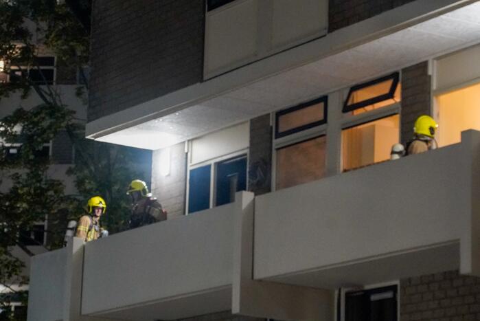 Brand door pannetje op vuur