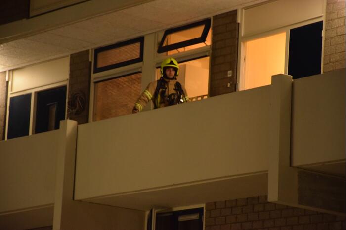 Brand door pannetje op vuur