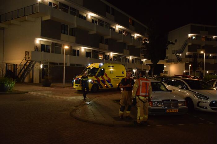 Brand door pannetje op vuur