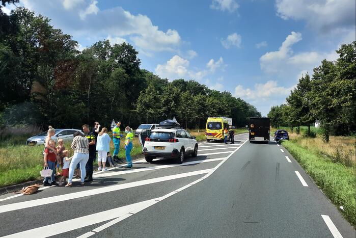 Flinke schade bij kop-staart aanrijding