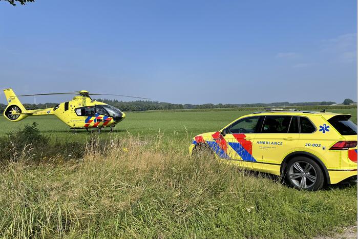 Zwaargewonde bij ernstig ongeluk