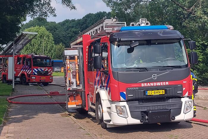 Veel rookontwikkeling door brand in appartement