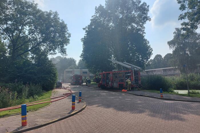 Veel rookontwikkeling door brand in appartement
