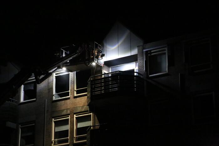 Grote brand in flatgebouw