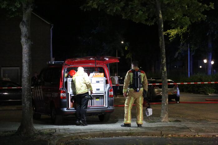 Grote brand in flatgebouw