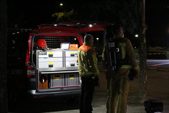 Grote brand in flatgebouw