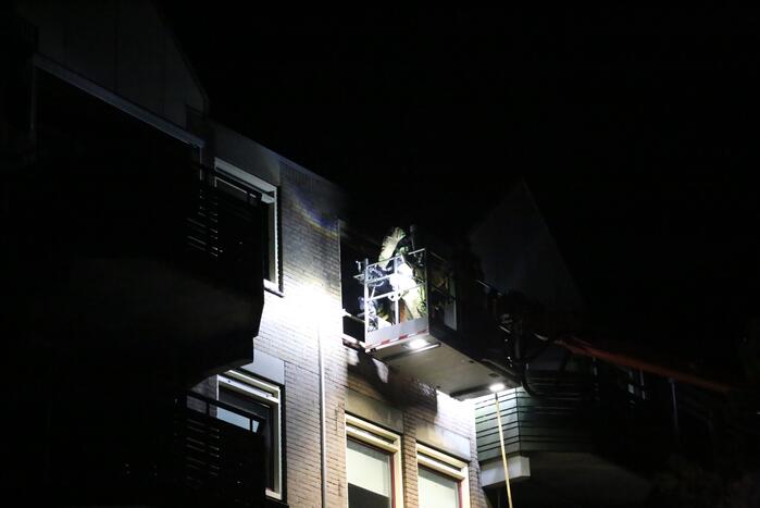 Grote brand in flatgebouw