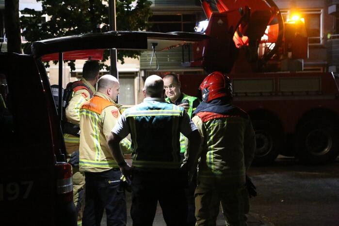 Grote brand in flatgebouw