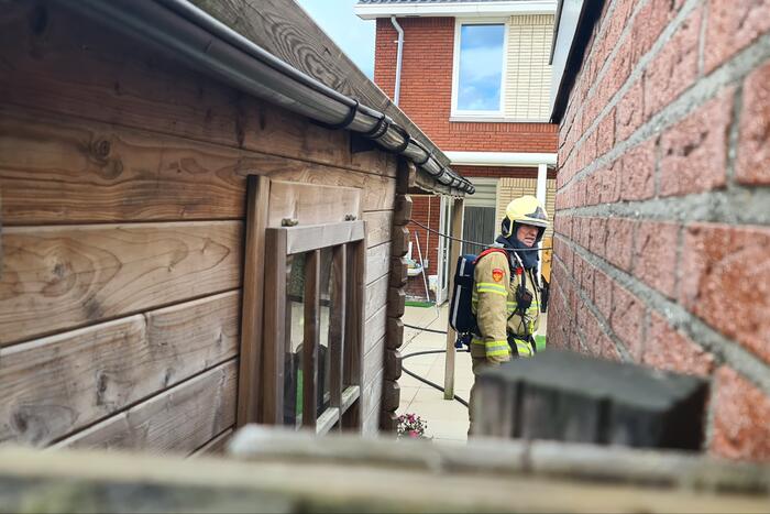 Diepvries veroorzaakt brand in schuur