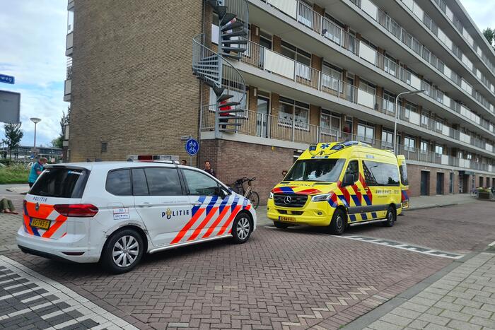 Vrouw gewond na fietsongeluk