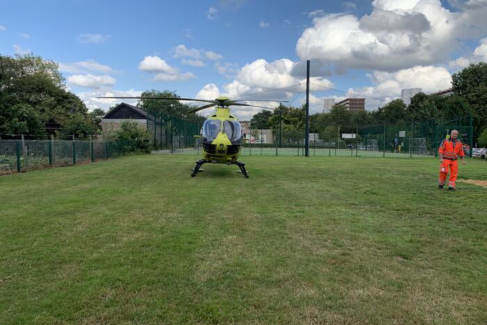 Gebied bij flat afgezet door incident