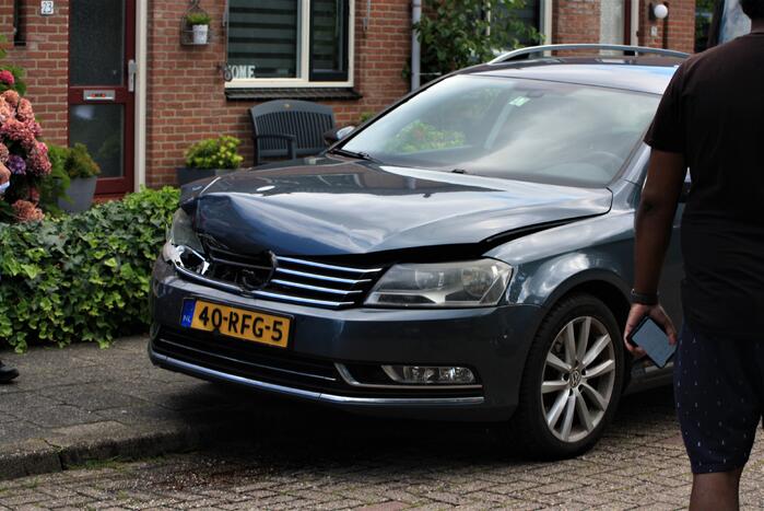 Schade bij kop-staart botsing