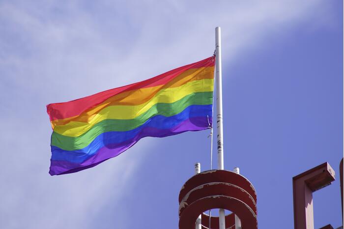 Winkelcentrum Emiclaer hijst regenboogvlag