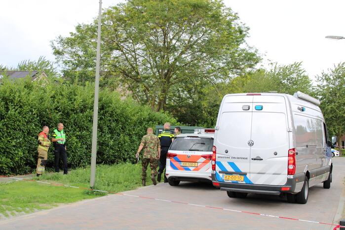 Explosief aangetroffen in woonwijk