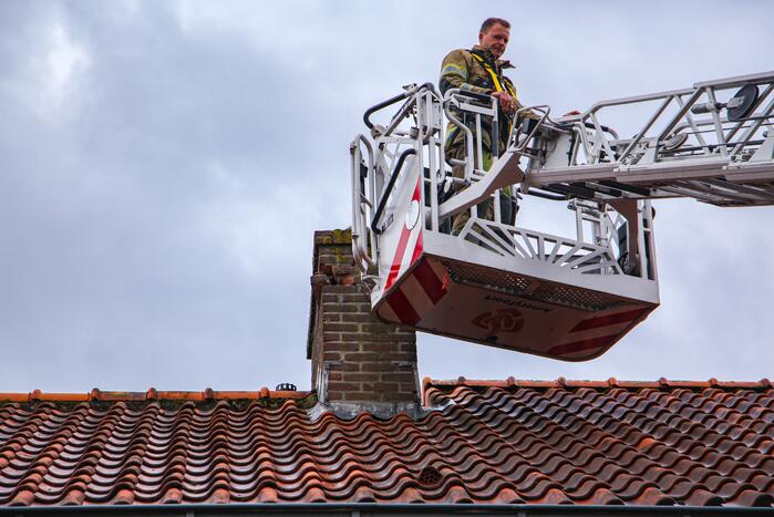 Buurt zonder stroom door blikseminslag