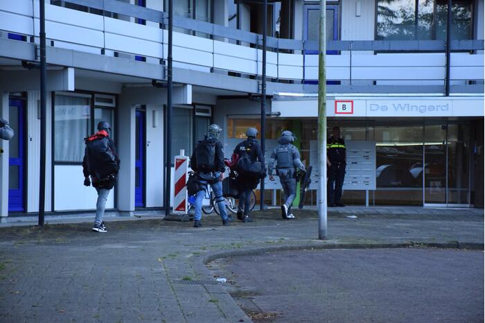 Persoon aangehouden door arrestatieteam