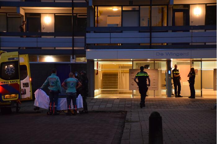 Persoon aangehouden door arrestatieteam