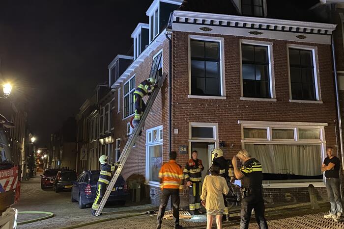 Bewoners schrikken wakker van woningbrand